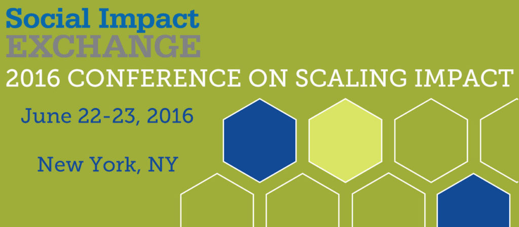 2016 Conference on Scaling Impact